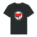 T-Shirt AV - Antifastische Aktion Logo rot/schwarz