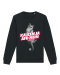 Crewneck Opor - Katzen ja, AfD nein (schwarz)