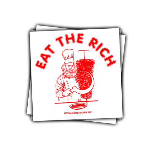 Stickerpack Dönermarx - Eat the Rich