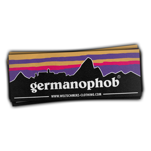Stickerpack Weltschmerz - Germanophob (vegan)