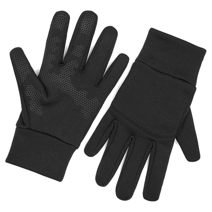 Schwarze Softshell Handschuhe