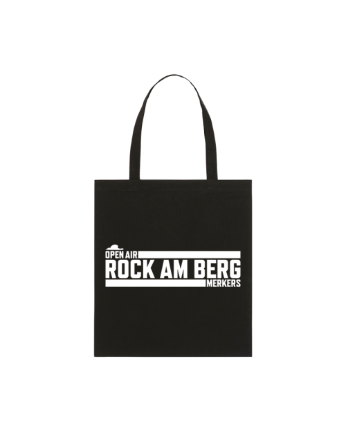 Beutel Rock am Berg - Logo (schwarz)