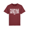 T-Shirt Opor - NIEMALS LIEBE burgund XS