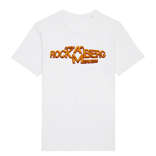 T-Shirt Rock am Berg - RAB Schriftzug orange/rot