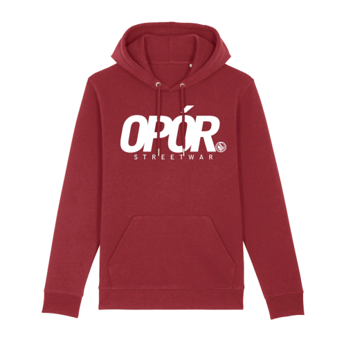 Hoodie Opor - Logo burgund XXL